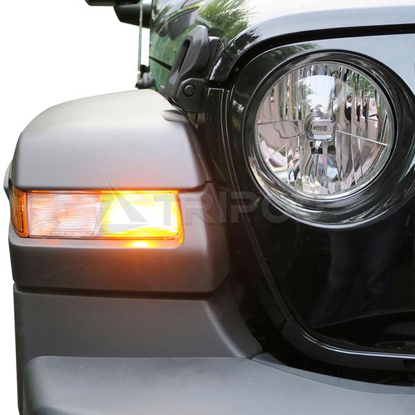 Tp Fwjl 新型ジープ Jlラングラースポーツ 専用 フロントウィンカー Ledバルブ Tp Fwjl Y 輸入車オーディオ専門店 Tripod 通販 Yahoo ショッピング
