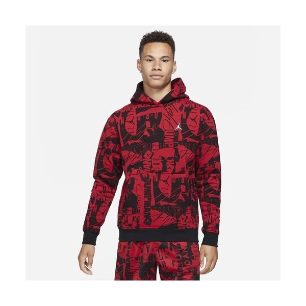 公式銀座 メンズ パーカー ジョーダン Zbpuu223 Red Black Pullover Print Over Jordan Hoodie Fleece Essential All 直販ファッション Solicitacao Com Br
