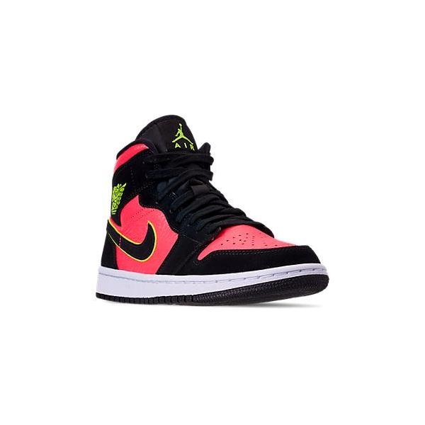 W[_ fB[X Air Jordan 1 Mid SE (W) obV Xj[J[ Black/Volight/Hot Punch/White