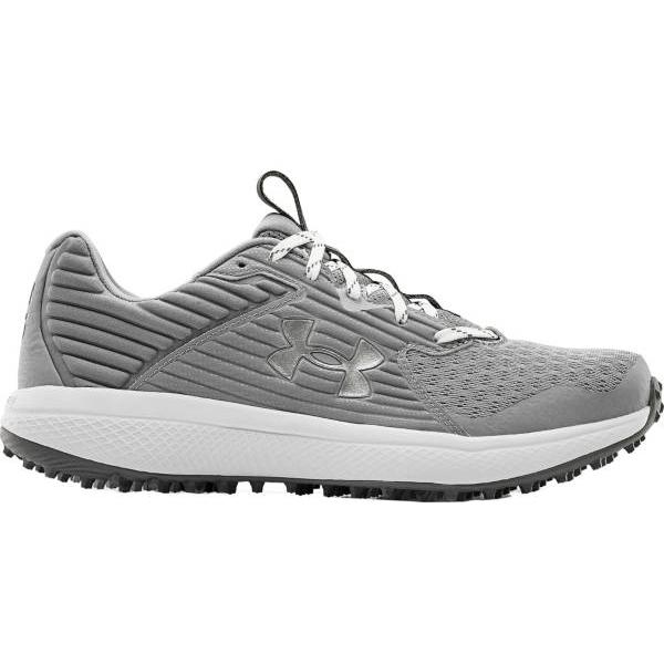 アンダーアーマー メンズ ベースボールシューズ Under Armour Yard Turf Baseball Shoes 野球 スパイク Grey White Di 102 バッシュ アパレル Troishomme 通販 Yahoo ショッピング