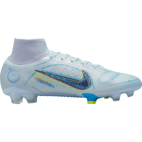 ナイキ メンズ スーパーフライ８ サッカー スパイク Nike Mercurial Superfly 8 Elite Soccer Cleats - Grey/Blue :di-DJ2839-054:バッシュ アパレル troisHOMME - - Yahoo!ショッピング