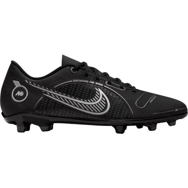 ナイキ メンズ マーキュリアル ヴェイパー１４ サッカー スパイク Nike Mercurial Vapor 14 Club FG Soccer  Cleats - Black/Silver