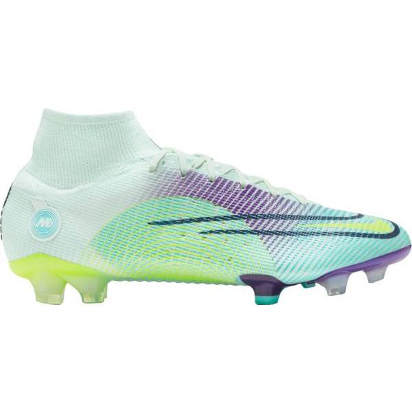 ナイキ メンズ マーキュリアル スーパーフライ８ サッカー スパイク Nike Mercurial Superfly 8 Elite MDS FG  Soccer Cleats - Green/Purple