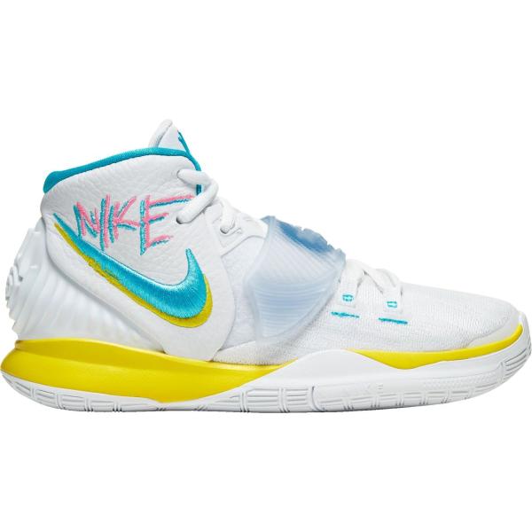 ナイキ キッズ レディース カイリー６ Nike Kyrie 6 Gs バッシュ White Blue Fury Opti Yellow Q バッシュ アパレル Troishomme 通販 Yahoo ショッピング