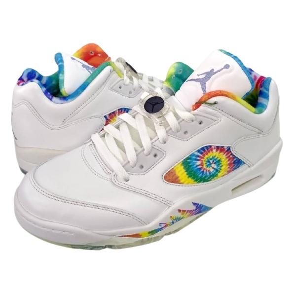 JORDAN ゴルフシューズ　CW4205-100 Jordan 5 Retro Low Golf Tie Dye - CW4205-100 Raffles & Where