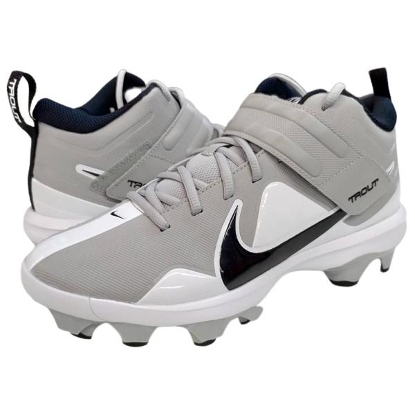 在庫限り 日本未発売 Nike トラウト 野球 スパイク ホワイト 白 28 野球 スポーツ レジャー Benchmark Intl Com