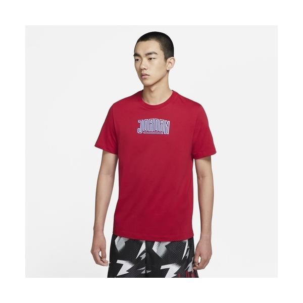 [ iCL W[_ Y TVc Nike Jordan Sport DNA 2 T-Shirt - Gym Red/Blue