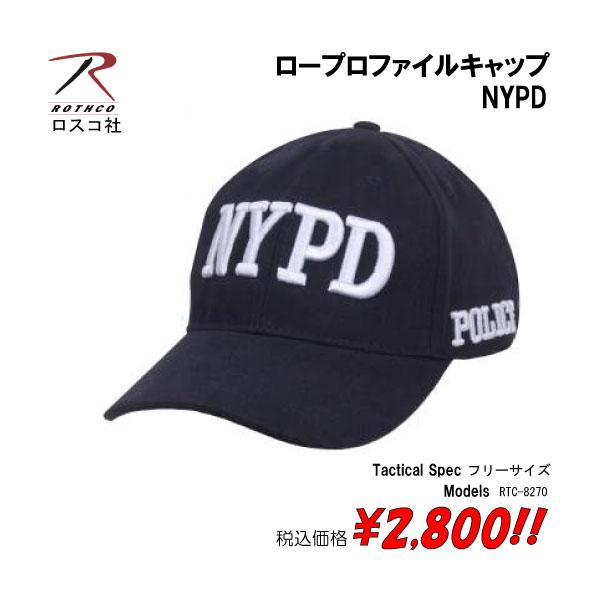 帽子 ミリタリー サバゲー ロープロファイルキャップ　NYPD　