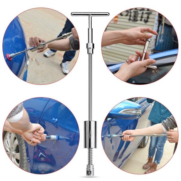 Manelord デントリペアツール 車へこみ修理 Tバー スライドハンマー 引っ張り工具 板金工具 DIY修理工具 【】 Manelord デントリペアツール 車へこみ修理 Tバー スライドハンマー 引っ張り工具 板金工具 DIY修理工具 【】