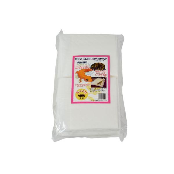 爬虫類や小動物に使えるペットシーツです。おしっこをしっかり吸収して、アンモニアやカビの発生を防ぎます。