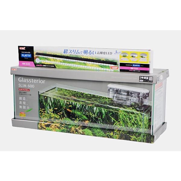 GEX グラステリアスリム600 6点セット＋Tetra パワーledライト60 Amazon.co.jp: GEX ジェックス グラステリアスリム600 6点セット