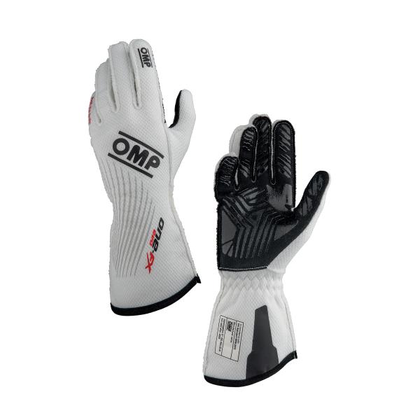 OMP レーシンググローブ 【FIA公認】 ONE EVO FX GLOVES (FIA8856-2018規格) ホワイト(020)