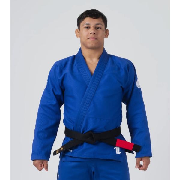 【 送料無料 】（沖縄、離島は除く。沖縄、離島は別途送料がかかります。）【KINGZ キングズ】ブラジリアン柔術衣　上下セット（帯は付属しません）■ モデル：THE ONE V2　ザ・ワンV2■ カラー：青■ 状態：新品IBJJF 2024...