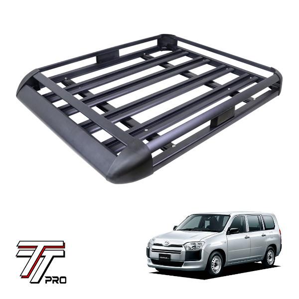 TT Pro 正規品 汎用 組立式 アルミ ルーフラック カーゴバスケット 耐荷重200kg 440LB ブラック マツダ ファミリアバン 160系