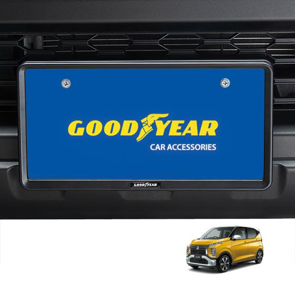 メーカー：GOODYEAR品名：GOODYEARロゴ入 ナンバーフレーム管理番号：g2291X2-MI-11内容物：本体×2セット(フロント/リア分)カラー：マットブラック材質：ABS樹脂取付方法：共締め/両面テープ備考：-適合車種：汎用品...