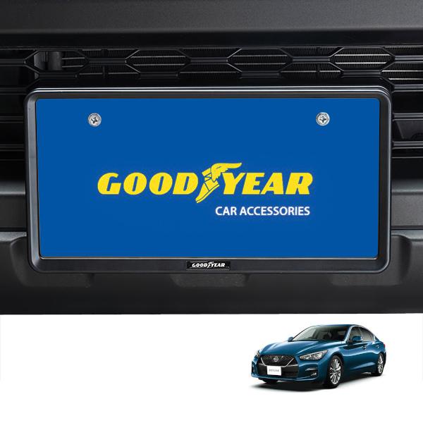 GOODYEAR正規品 新基準対応 ナンバーフレーム ライセンスフレーム