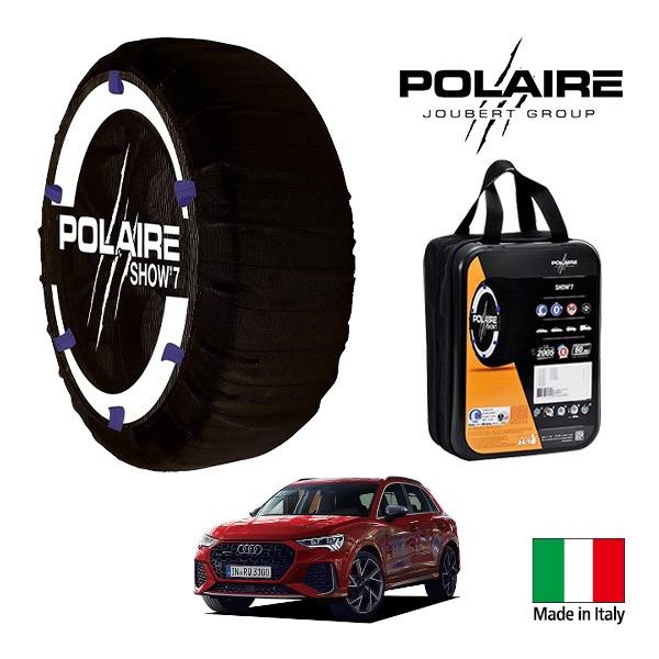 POLAIRE正規品 アウディ RS Q3 ベースグレード 3BA-F3DNWF 255/40R20 20インチ 4WD スノーソックス 布 タイヤ チェーン 