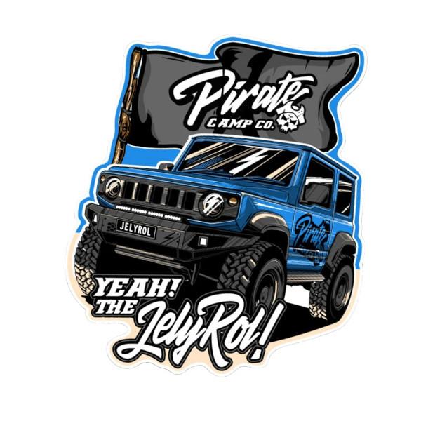 Pirate CAMP正規品 ステッカー Yeah The JelyRol 90mm ランクル