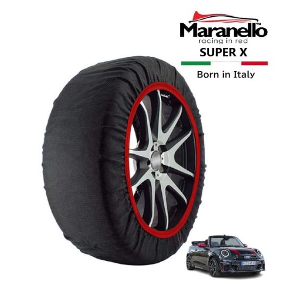 Maranello正規品 スノーソックス MINI ミニジョンクーパーワークス コンバーチブル F67 フロント 215/45R17 17インチ SUPER X