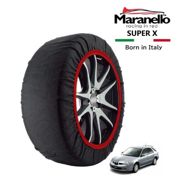 Maranello スバル インプレッサスポーツワゴン 205/55R15 205/50R16 215/45R17 4WD スノーソックス SUPER X 布製