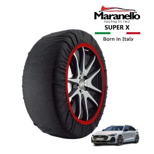 Maranello正規品 スノーソックス アウディ A5アバント e-ハイブリッド TFSI Sライン 3LA-FU20 4WD 245/40R19 19インチ