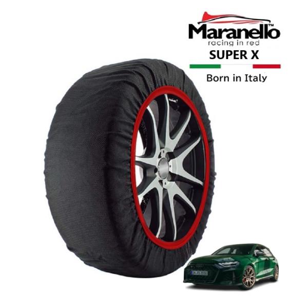 Maranello正規品 スノーソックス アウディ RS3スポーツバック コンペティション 3BA-GYDNWF 4WD 265/30R19 19インチ SUP