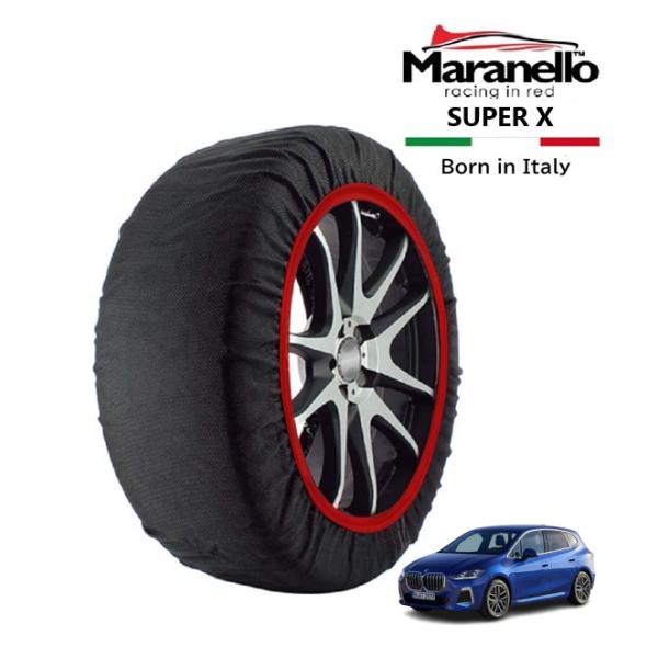 Maranello正規品 スノーソックス BMW 2シリーズ 218d アクティブツアラー 3DA-22BY20 フロント 205/60R17 17インチ SU