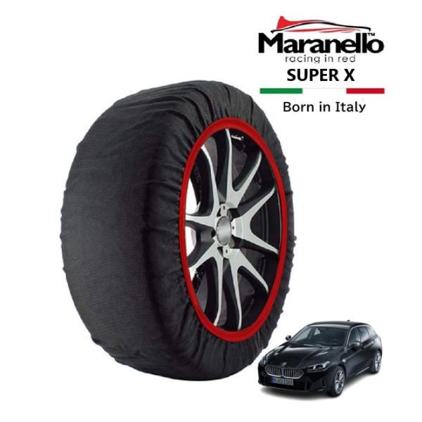 Maranello正規品 スノーソックス BMW 1シリーズ 120 オリジナル 3AA-82GE15 フロント 205/55R17 17インチ SUPER X