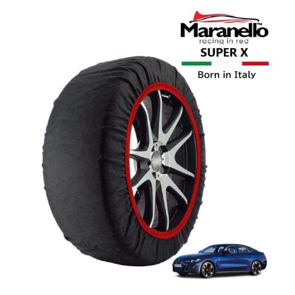 Maranello正規品 スノーソックス BMW 4シリーズ 420iグランクーペ Mスポーツ 3BA-12AV20 リア 245/45R18 18インチ SU