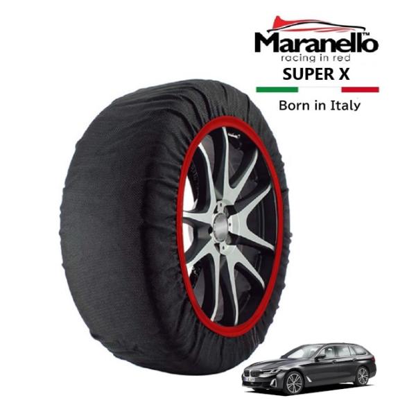 Maranello正規品 スノーソックス BMW 5シリーズ 540i xDriveツーリング Mスポーツ 3BA-JT30 4WD 275/35R19 19イ