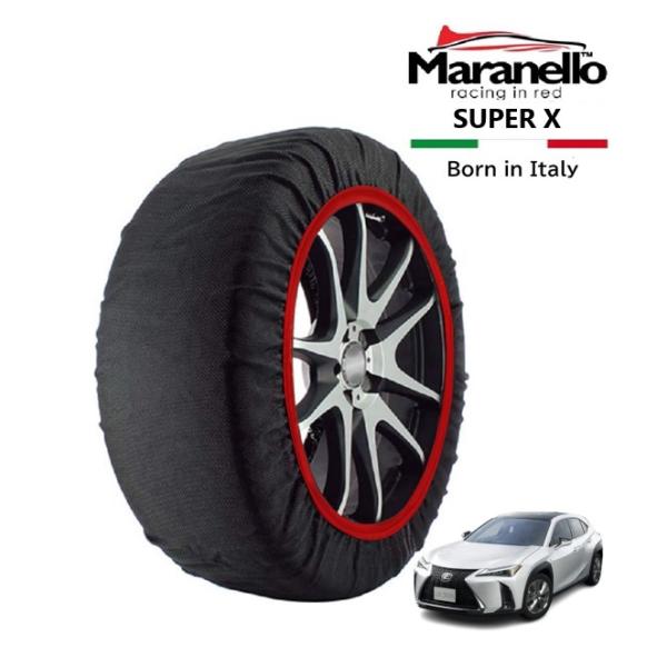 Maranello正規品 スノーソックス レクサス UX300h スポーツエクスプローラー 6AA-MZAH11 フロント 225/50R18 18インチ SU