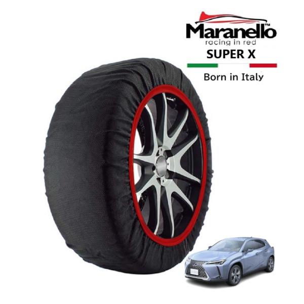 Maranello正規品 スノーソックス レクサス UX UX300h シャイニングエッセンス 6AA-MZAH16 4WD 225/50R18 18インチ S