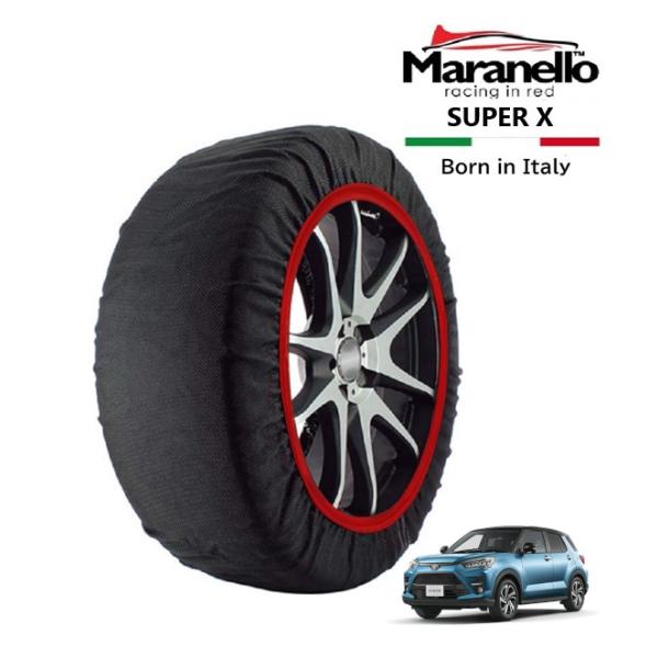 Maranello正規品 スノーソックス トヨタ ライズ A200 4WD 195/65R16 16