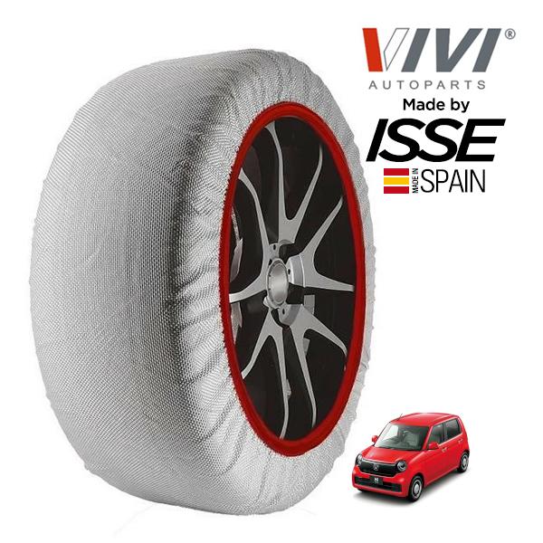 VIVI正規品 ISSE製造 ホンダ N-ONE エヌワン JG4 155/65R14 14インチ 4WD スノーソックス 布製 タイヤ チェーン 非金属 スペ