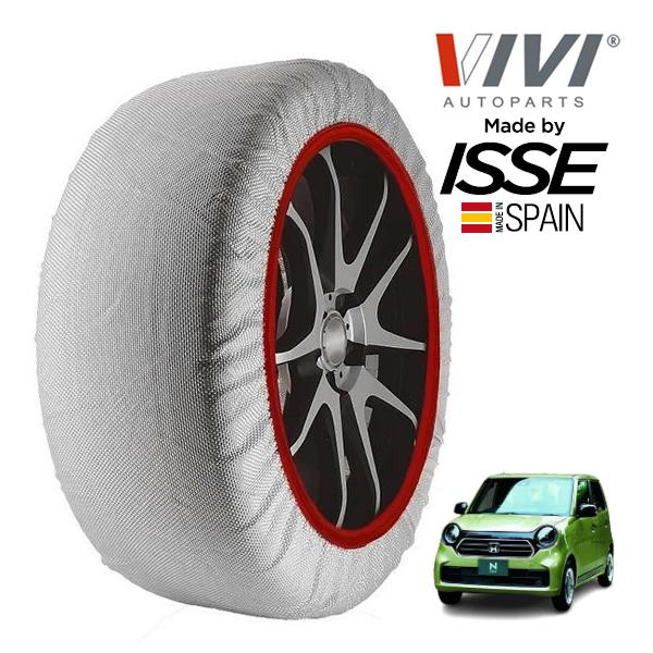 VIVI正規品 ISSE製造 ホンダ N-ONE オリジナルスタイルプラスアーバン 6BA-JG4 155/65R14 14インチ 4WD スノーソックス 布 