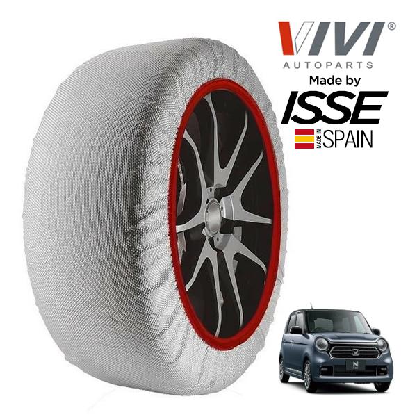VIVI正規品 ISSE製造 ホンダ N-ONE プレミアムツアラー 6BA-JG3 165/55R15 15インチ フロント スノーソックス 布 タイヤ チェ