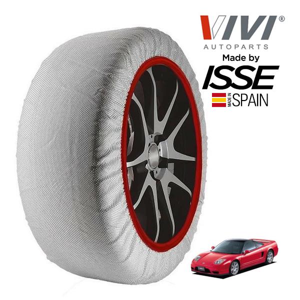 VIVI正規品 ISSE製造 SNOW SOCKS ホンダ NSX NA1 205/50R15 15インチ リア スノーソックス 布製 タイヤ チェーン 非金属
