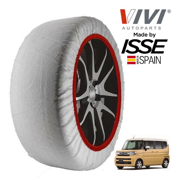 VIVI正規品 ISSE製造 SNOW SOCKS マツダ フレアワゴン MM94S 155/65R14 14インチ 4WD スノーソックス 布 タイヤ チェー