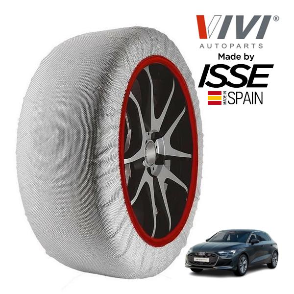 VIVI正規品 ISSE製造 アウディ A3 スポーツバック アーバン 3AA-GYDXD 225/45R17 17インチ フロント スノーソックス 布製 タイ