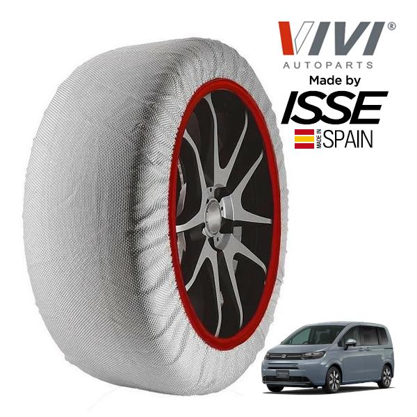 VIVI正規品 ISSE製造 ホンダ フリード e:HEVエアー 6AA-GT7 185/65R15 15インチ 4WD スノーソックス 布 タイヤ チェーン 