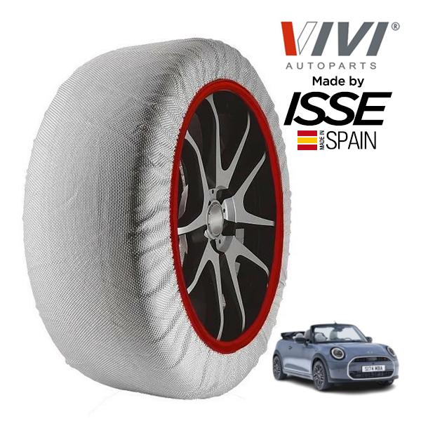 VIVI正規品 ISSE製造 MINI ミニクーパー C コンバーチブルクラシック・トリム F67 195/55R16 16インチ フロント チェーン スノーソ