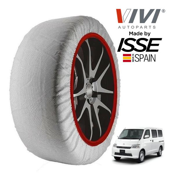 VIVI正規品 ISSE製造 マツダ ボンゴバン STD 5BF-S403Z 165/80R14 14インチ リア スノーソックス 布製 タイヤ チェーン 非金