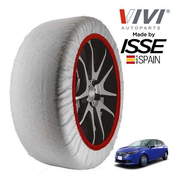 VIVI正規品 ISSE製造 日産 ノート X FOUR 6AA-SNE13 185/60R16 16インチ 4WD スノーソックス 布製 タイヤ チェーン 非