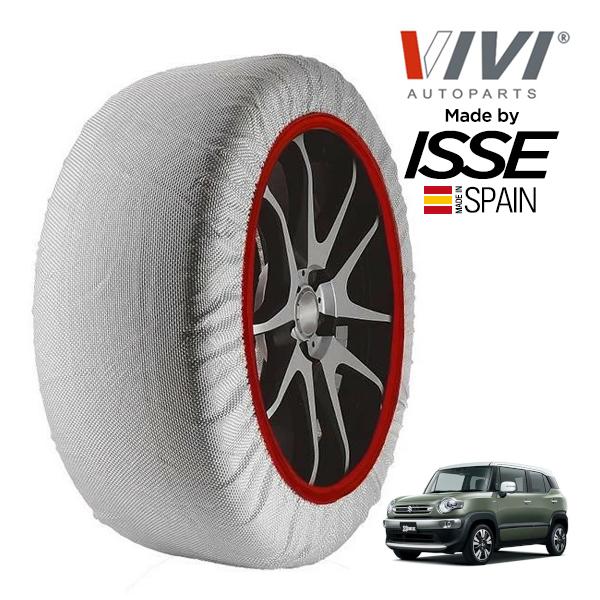 VIVI正規品 ISSE製造 スズキ クロスビー ハイブリッドMV 4AA-MN71S 175/60R16 16インチ フロント スノーソックス 布製 タイヤ 