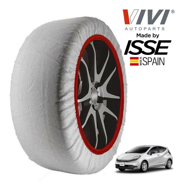 VIVI正規品 ISSE製造 トヨタ アクア X 6AA-MXPK18 185/65R15 15インチ 4WD スノーソックス 布製 タイヤ チェーン 非金属 