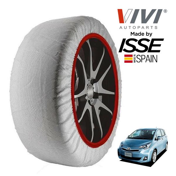 VIVI正規品 ISSE製造 SNOW SOCKS トヨタ ラクティス NCP125 175/60R16 16インチ 4WD スノーソックス 布 タイヤ チェー