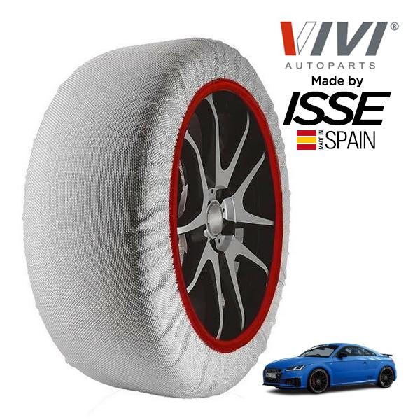 VIVI正規品 ISSE製造 アウディ TTクーペ ファイナルエディション 3BA-FVDNPF 255/30R20 20インチ 4WD スノーソックス 布製 