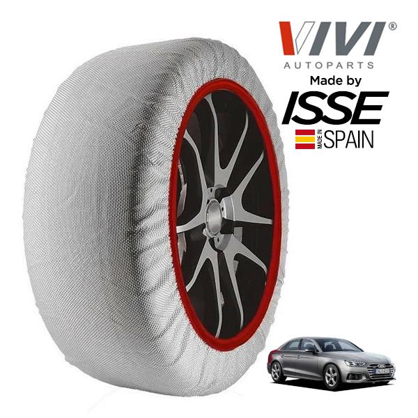 VIVI正規品 ISSE製造 アウディ A4 40TDI クワトロ Sライン 3CA-8WDTPF 245/40R18 18インチ 4WD スノーソックス 布 