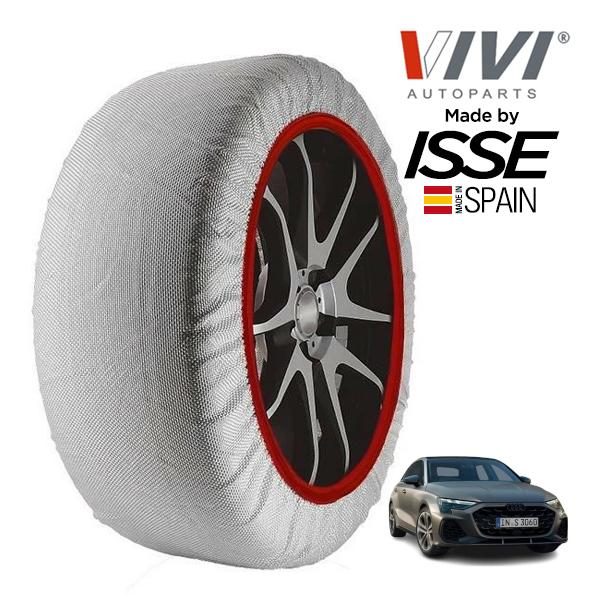 VIVI正規品 ISSE製造 アウディ S3 スポーツバック 3BA-GYDNFF 225/40R18 18インチ 4WD スノーソックス 布製 タイヤ チェー