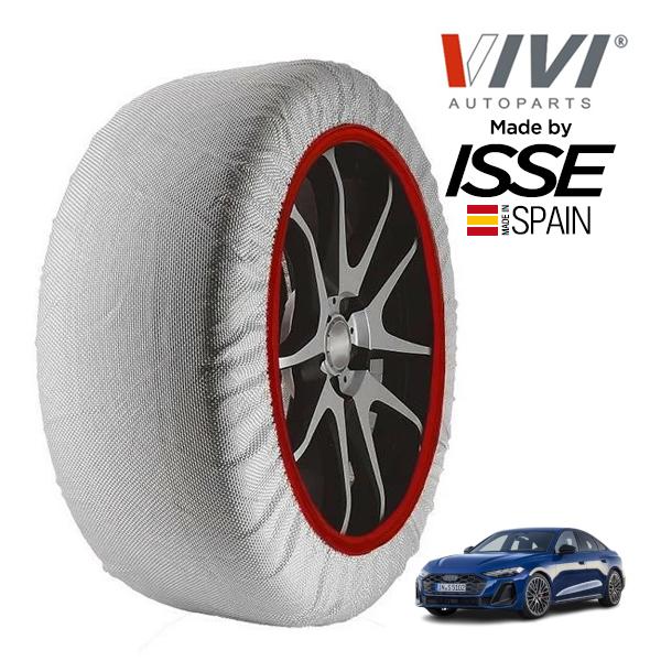 VIVI正規品 ISSE製造 アウディ S5 ベースグレード 3AA-FUS 245/40R19 19インチ 4WD スノーソックス 布 タイヤ チェーン 非金